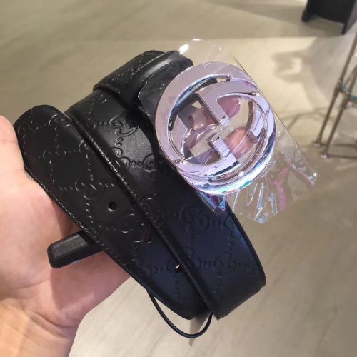GG leather belt