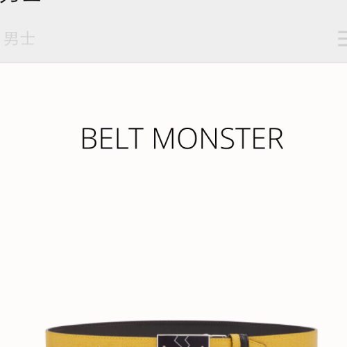 FD Men's belt 3.4cm