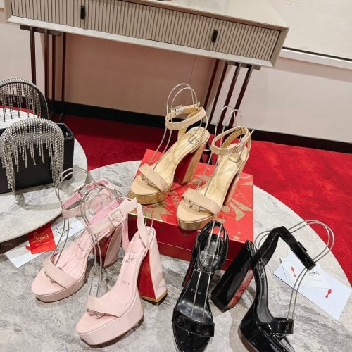 Thick soled sandals