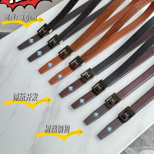 S Y women's waistband leather 3.0cm