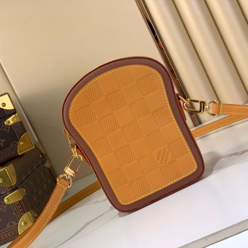 Embossed Leather Mini Top Handle Bag
