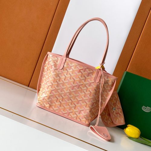 Mini Reversible Leather Tote Bag