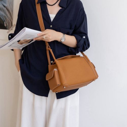 Togo Leather Crossbody Bag